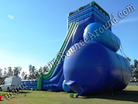Duel lane drop kick water slide rental Colorado
